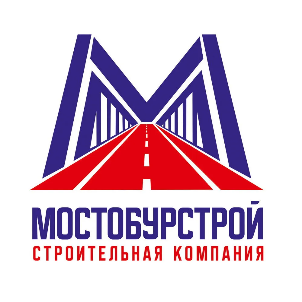 Логотип для бренда строительной компании МОСТОБУРСТРОЙ